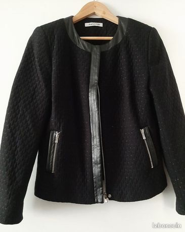Ensemble Jupe + Haut Christine LAURE - Taille 42 - Noir Et Coloré - Occasion Parfait état