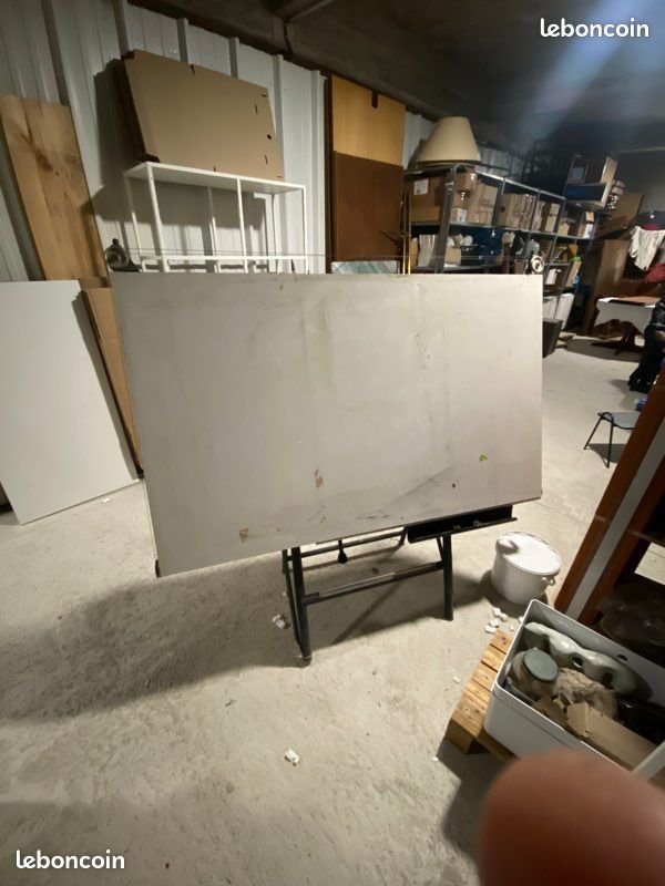 Table à dessin d'architecte vintage (image 1)