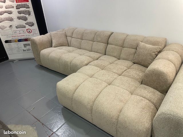 DIRECT GROSSISTE 🔴🛋️Canapé Aubagne Angle Design 🛋️🔴 (image 2)