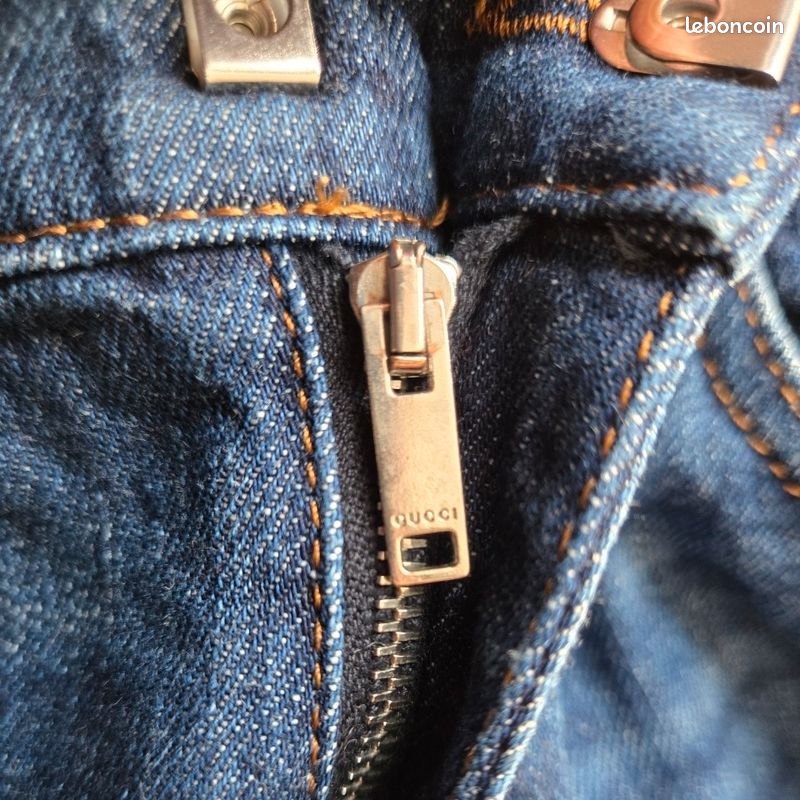 Pantalon jeans GUCCI 8 ans (image 7)
