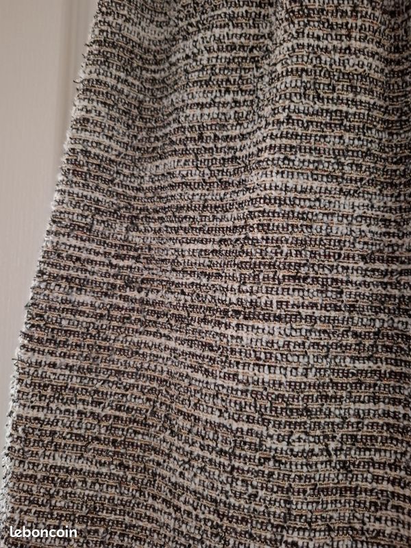 Jupe noire beige & doré Camaïeu - juju19 (image 8)