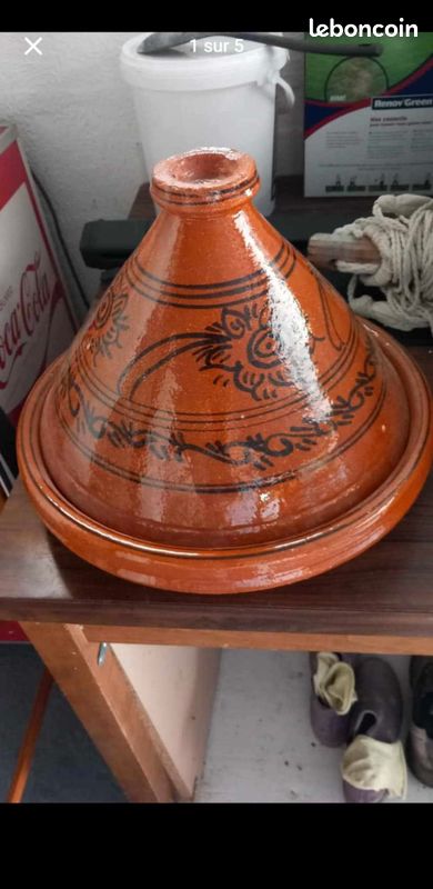 Tajine Marocain, Tajine De Poterie Peint U00e0 La Main, Tajine Fait Main