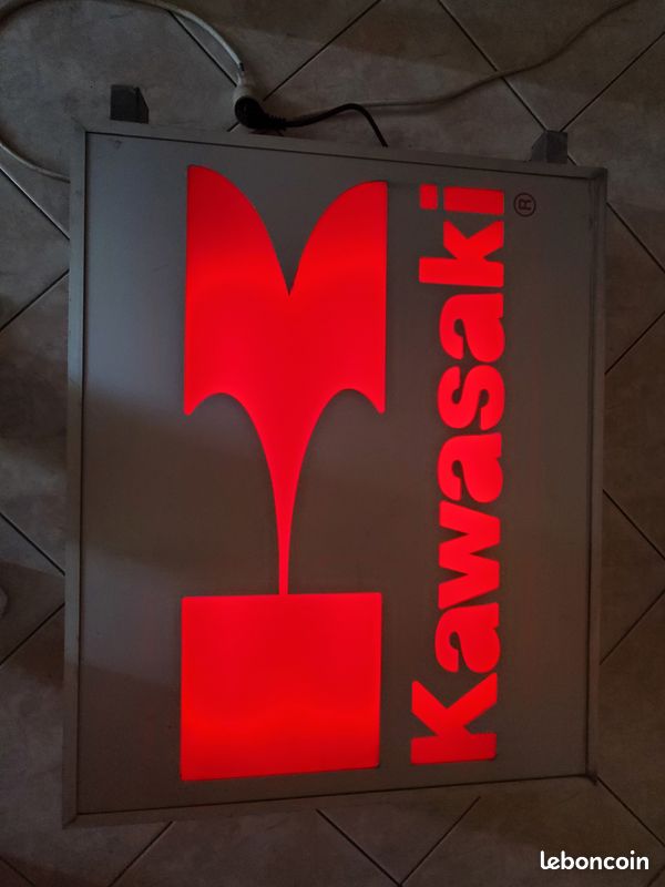 Enseigne Lumineuse Moto Kawasaki Déco Pub Garage Moto (image 4)