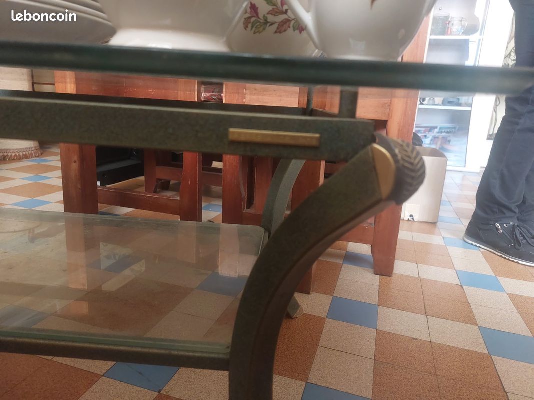 Table basse Pierre Vandel années 1970/80