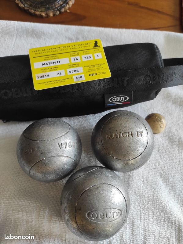 3 Boules de pétanque obut :ATC, 720 - Sport & Plein air
