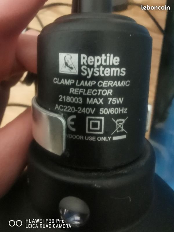 Lampe chauffante pour vivarium (image 2)