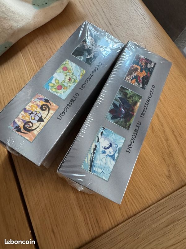 Carte Pokémon lot de 2 displays Sv11 B et Sv11 W deluxe (jumbo) scellées japonaises (image 4)