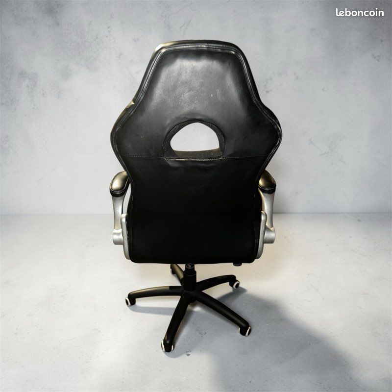 Siège gamer noir (image 2)