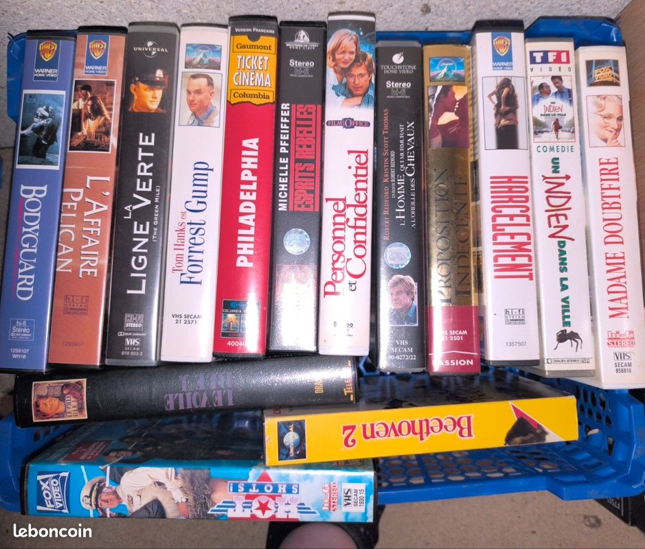 Lot de cassettes VHS (image 1)