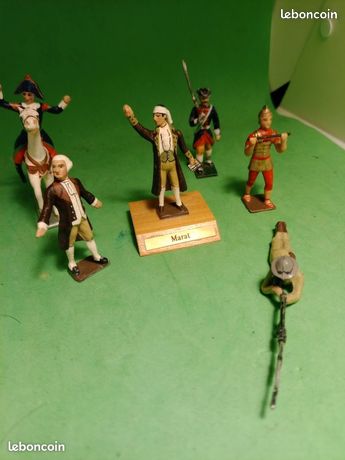 Lot De 2 Figurines En étain - Soldats - CBG Mignot - Occasion