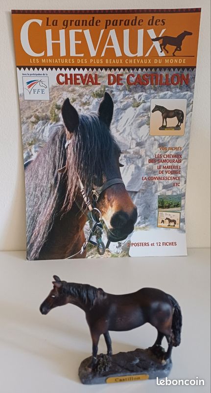 Miniature résine Cheval de Castillon (image 1)