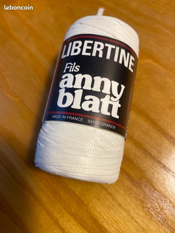 Lot De 2 Bobines Fil Ruban Victoria Anny Blatt écru - Pour Tricot Et Artisanat
