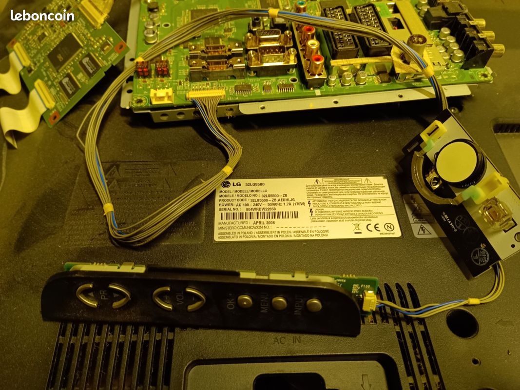 Carte Graphique TV LG Avec Nappe – Chipset Silicon Image 3Ddlabs – Occasion