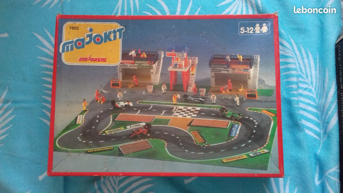 Circuit De Course Majorette 7602 - Jouet Vintage - Années 80/90 ? - Occasion