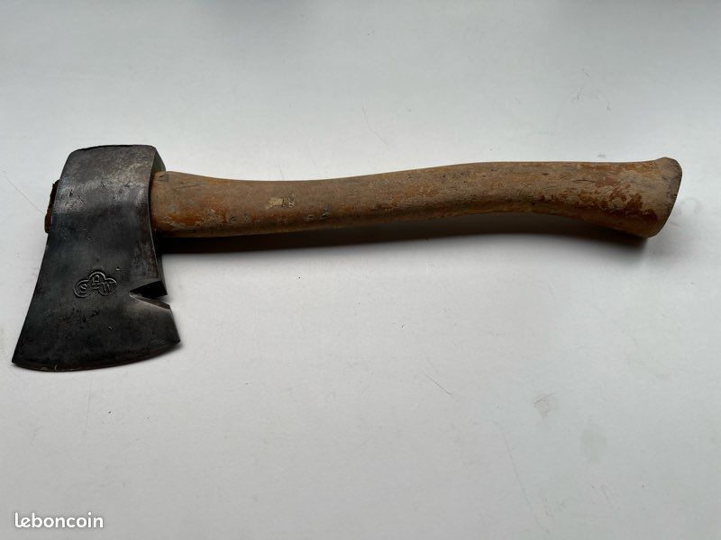 Tête De Hache Vintage Scandinave – Finlandaise/Suédoise – Années 50 – Acier Carbone