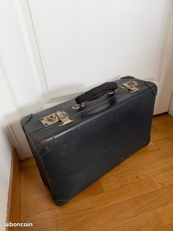 Valise Vintage France Années 40/50 – Format Cabine 45x39x14cm