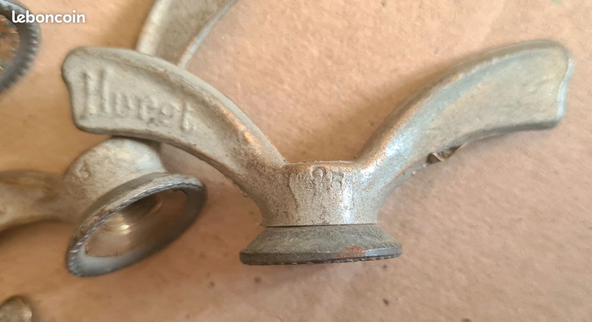 4 écrous papillons PARFAIT 8 et 9,5 vélo ancien - old