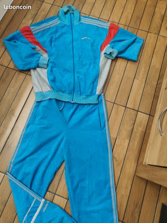 Pantalon Velours Vintage Adidas Y2K Large - Deadstock Années 90/2000 Marron