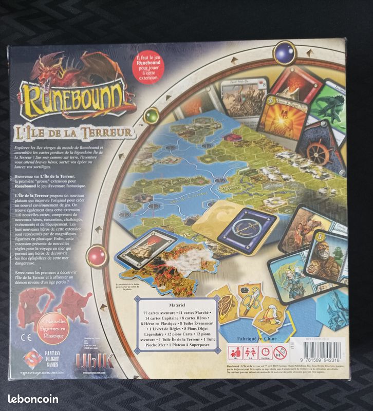 Runebound extension - l'île de la terreur
