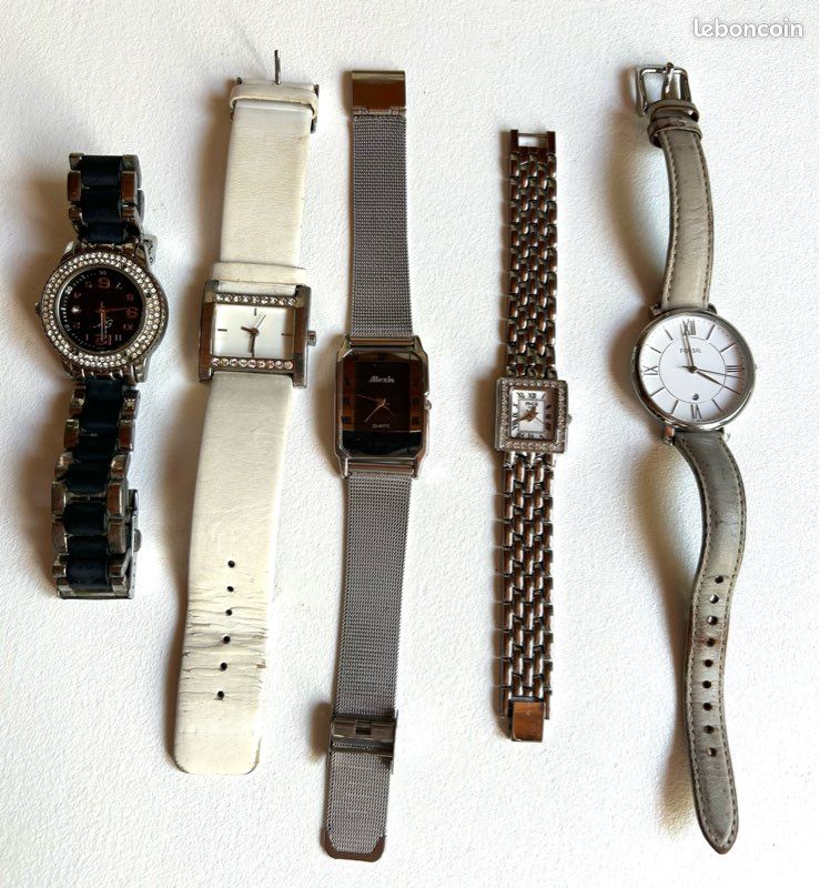 Lot de 5 montres d’occasion (image 1)