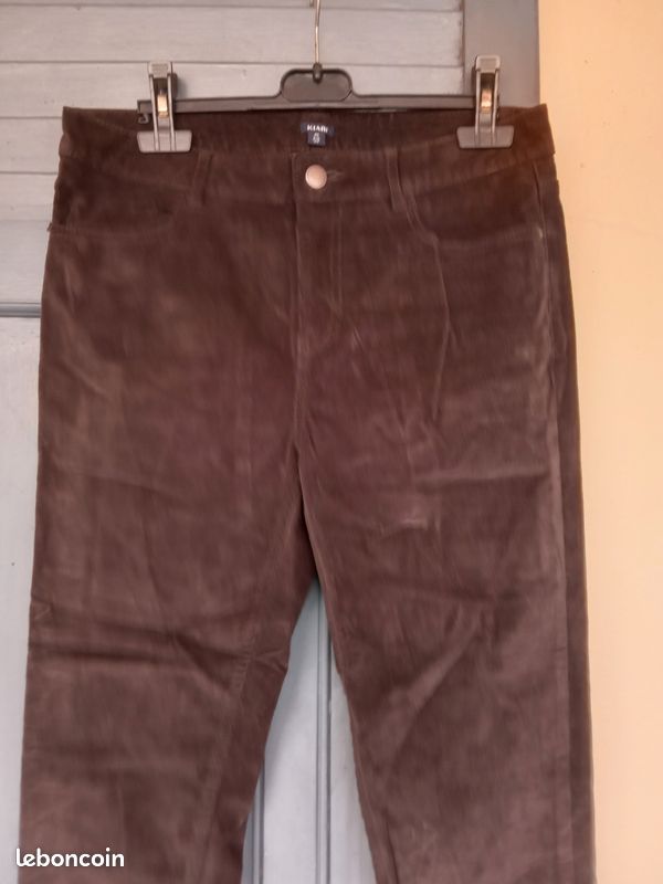 Pantalon Femme MASSOCOB Taille 40 - Coupe Boyfriend Kaki, Neuf Sans Étiquettes