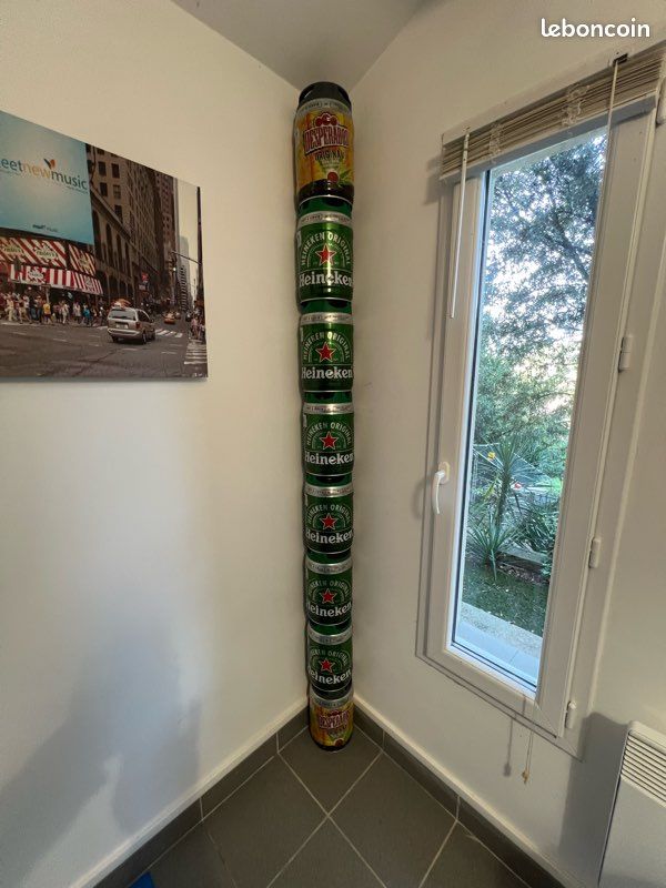 6 fûts Heineken vides (image 3)