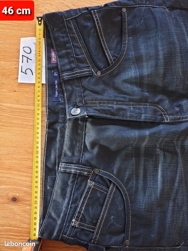 (570) Jean Teddy Smith Skinny Carrot Parfait état W36 L34 (image 1)