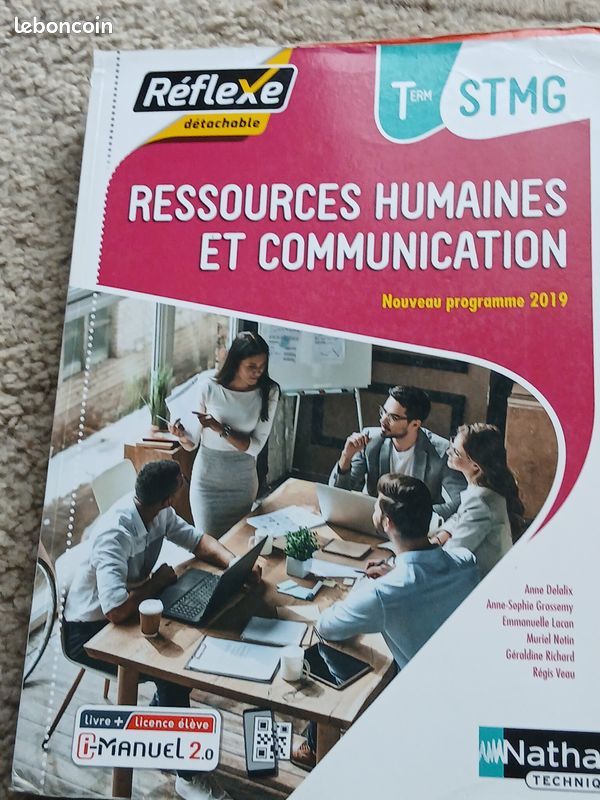 Livre RH et comm T STMG (image 1)