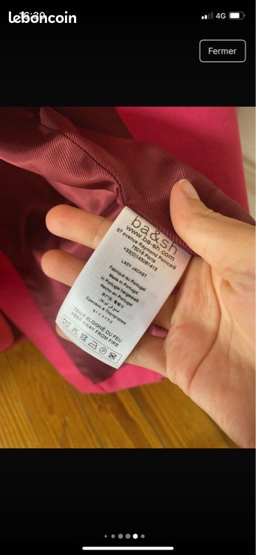 Blazer fushia ba&sh (image 6)