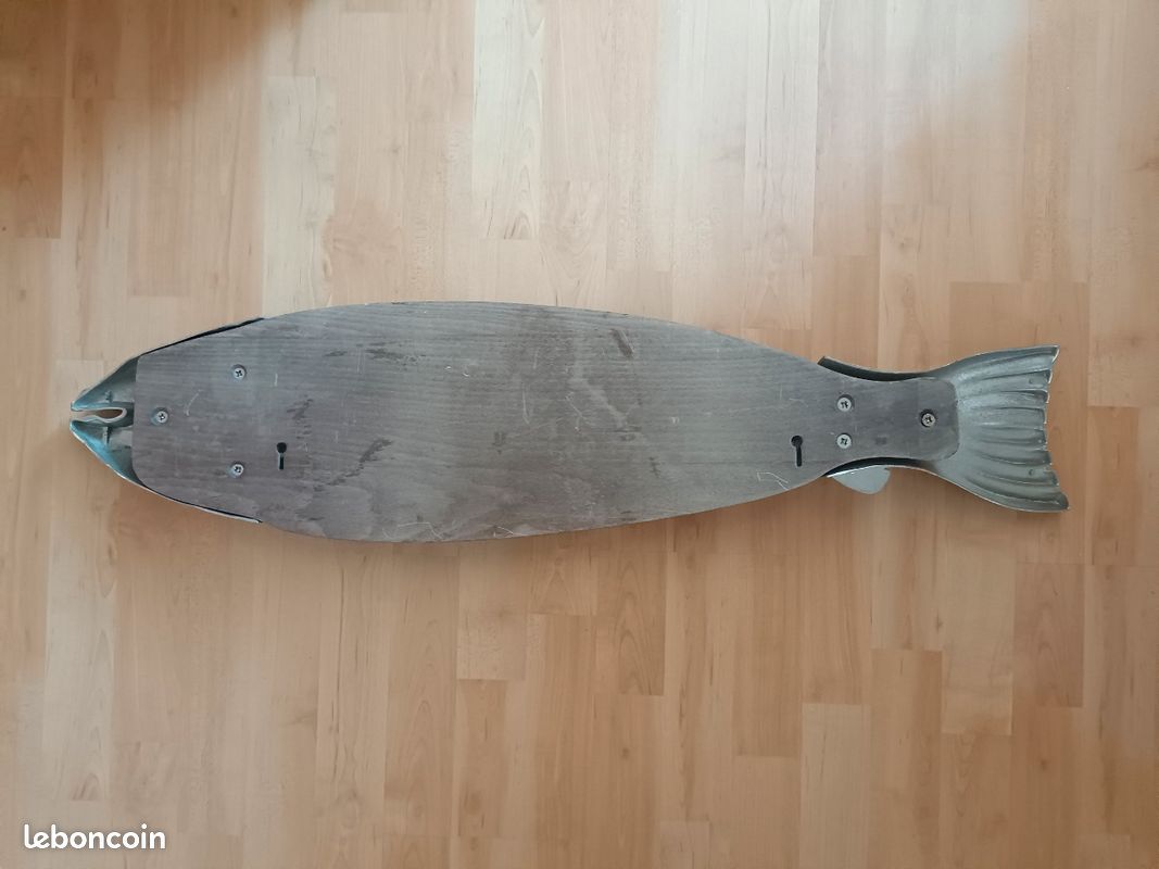 Fichier de gravure pour planche à découper en ardoise, motif de poisson sautant, décoration de charcuterie, planche à découper | Boutique de fichiers laser