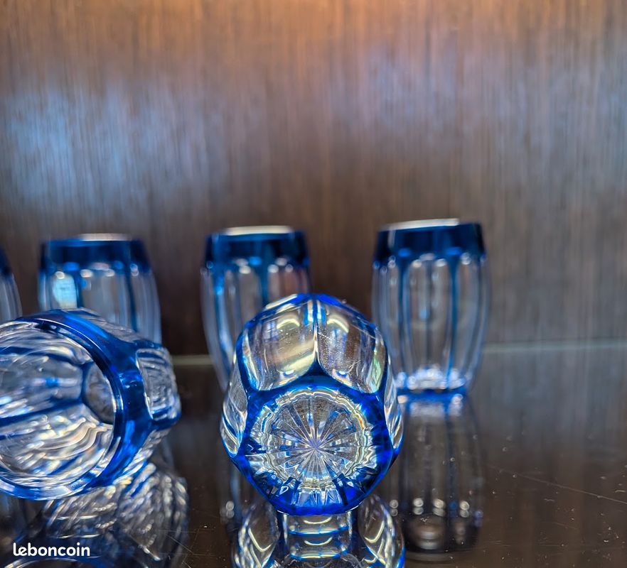 Lot Verres Et Carafe à Liqueur En Cristal Saint Louis – Occasion (prix Du Lot)