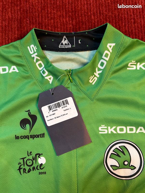 SANTINI maillot vert meilleur sprinteur Tour de France 2025 CYCLES ET