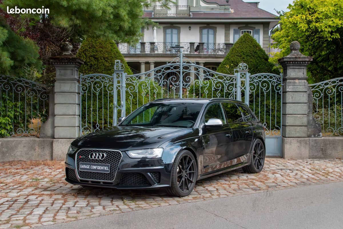 Audi RS4 Avant (B8) 4.2 TFSI V8 450ch *Châssis Sport Plus / Sièges électriques chauffants à mémoire / Différentiel quattro Sport / Feux dynamiques / Radars + Caméra (image 1)