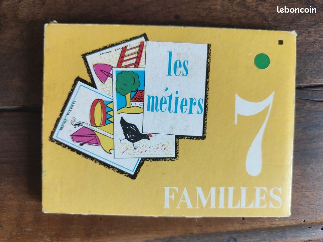 Jeu de 7 familles sur les métiers - Mondolinguo - Français