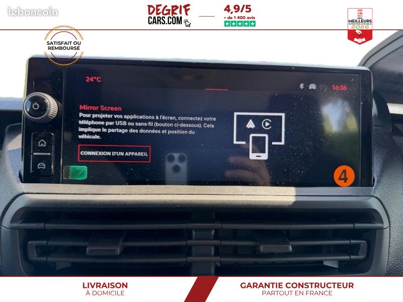 Fiat Scudo XL NOUVEAU MOTEUR 2.2 BlueHDi 180 EAT8 CABINE APPROFONDIE 5 PLACES + Pack Premium Conn... (image 19)