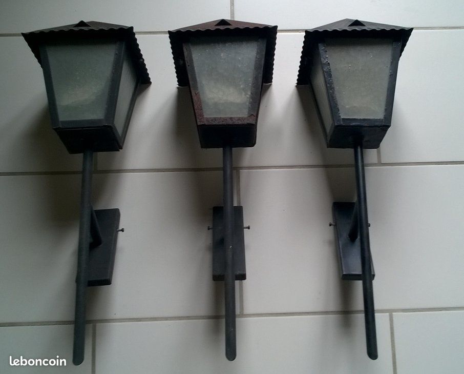 Lot de 3 lanternes d'extérieur (image 1)