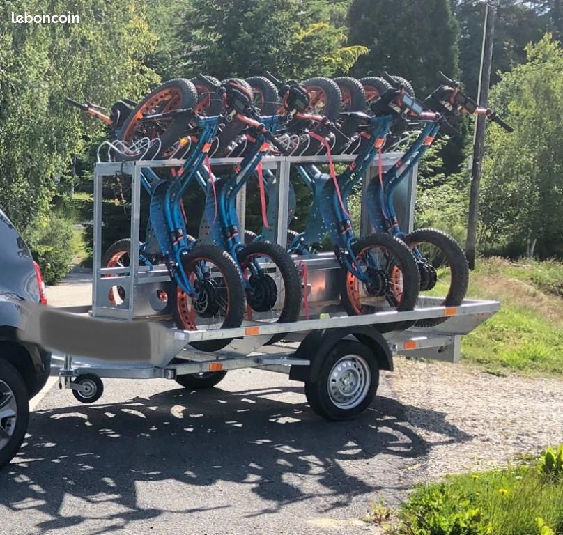 Remorque Porte-vélos professionnelle 15 VTT Équipement auto