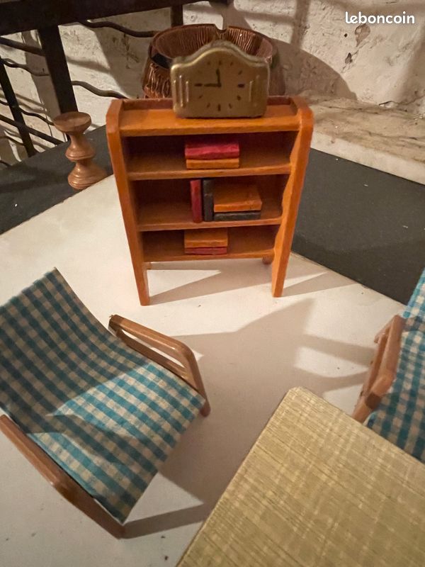 VERTBAUDET Maison Romantique des Amis des Petits + mobilier en Bois Blanc TU