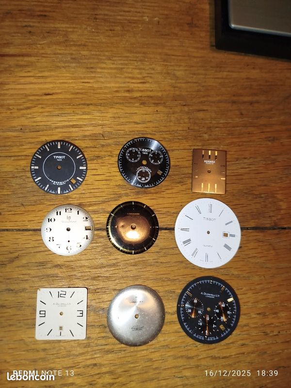 Cadran De Montre Tissot - Pièce Détachée Occasion, Pour Remplacement Ou Customisation