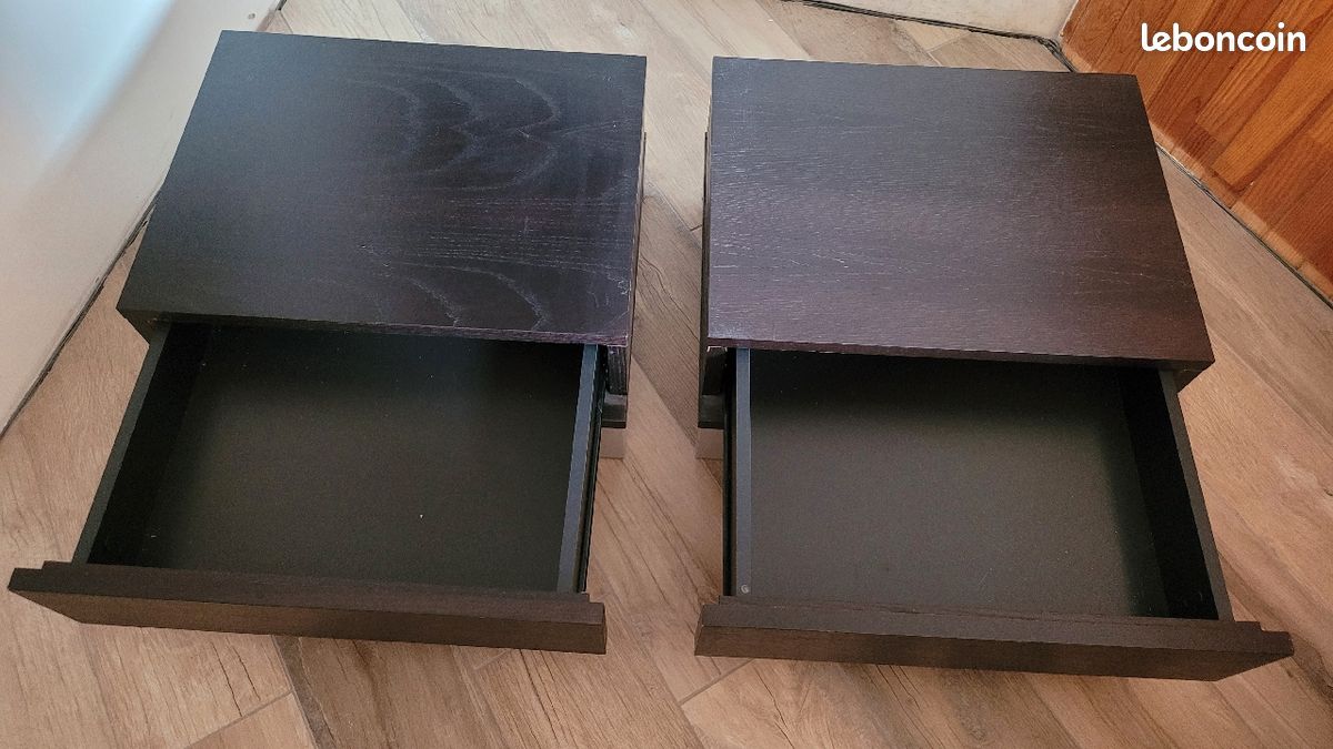 Tables de chevet wengue (image 2)