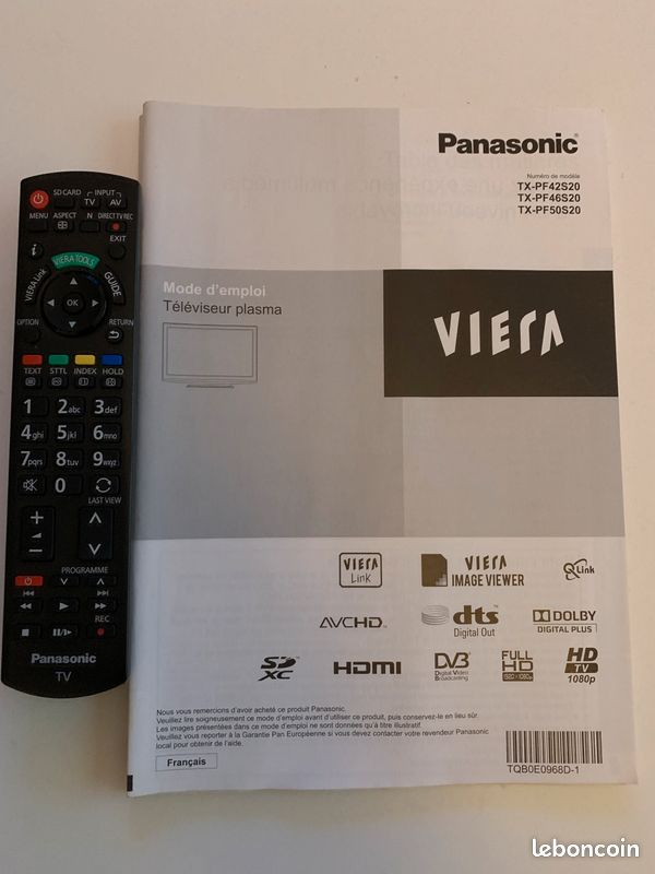 Télécommande Neuve Pour TV Panasonic TXL42U10E, TX-L42U10E, TXL42U2 - Infrashop