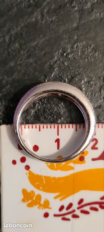 Bague Ancienne En Pierre Taille 54 - Bijou Vintage, Occasion Authentique