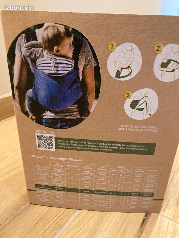 Porte-bébé NÉOBULLE - modèle préformé NÉO (image 2)