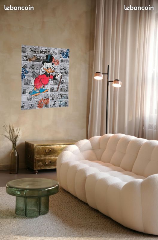 Tableau Décoratif Pop Art Picsou & Donald