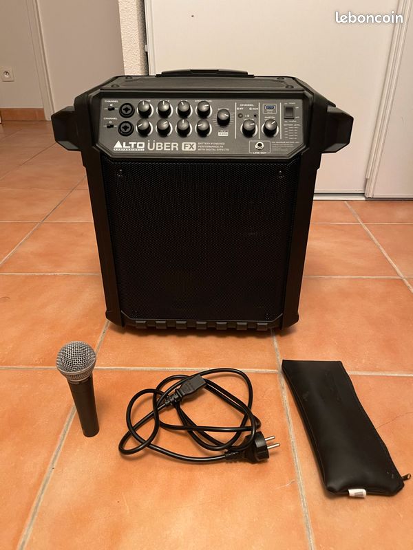 Enceinte/Sono Bluetooth Alto Uber FX Multifonctions + Micro Shure SM58 (image 1)