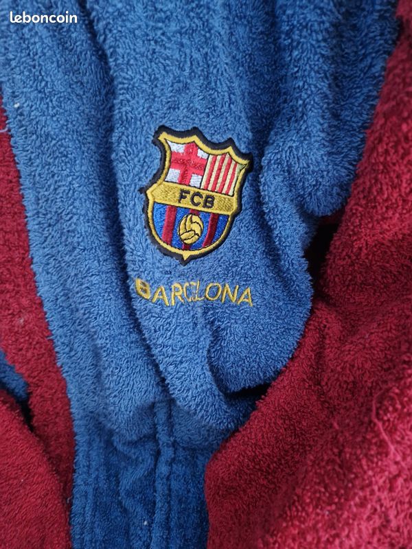 Peignoir Officiel Peignoir Barcelone Peignoir De Bain Peignoir FC