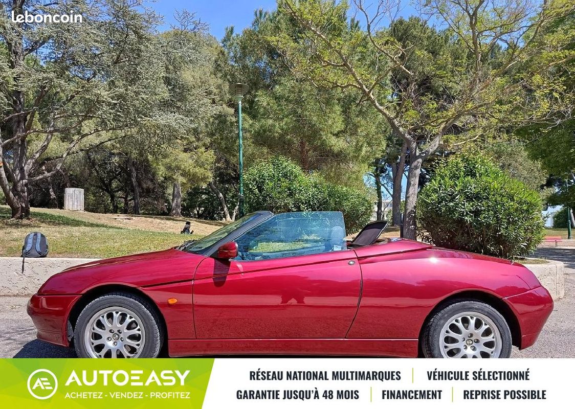 Alfa Romeo SPIDER GTV - 1.8 TS 16v 144 CH - 20.700 km réels - Origine France (image 2)