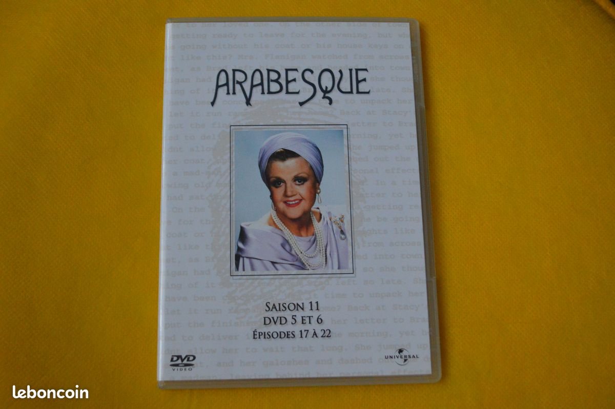 Dvd - Arabesque - saison 11 - dvd 5 et 6 - épisodes 17 à 22 - DVD - Films