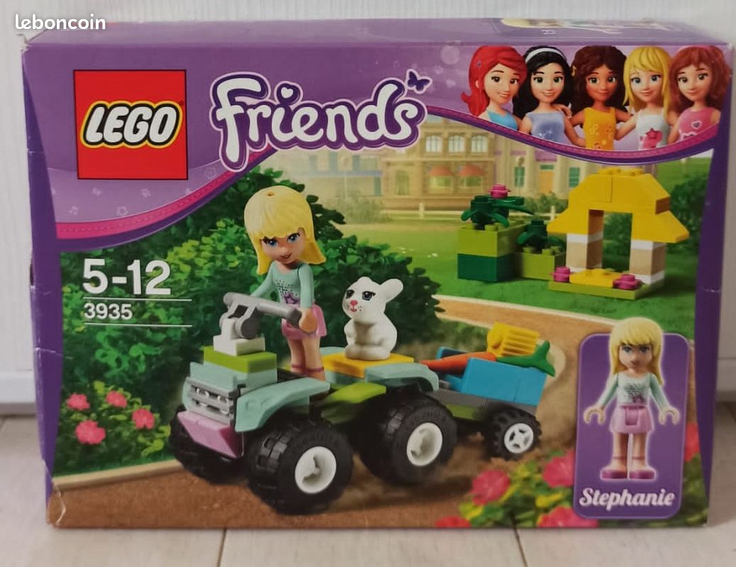 Stéphanie + quad + lapin lego Friends No 3935 (image 1)