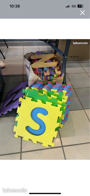 Tapis enfant lettres (image 1)